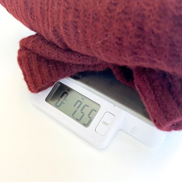 Everlane Burgundy The Cocoon Crew in Alpaca Sweater, Size Small - Picture 7 of 7
